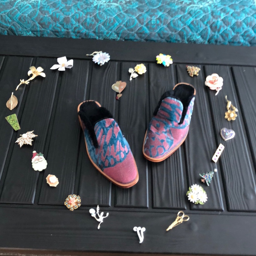 Worn Once Free People Mules🤗!